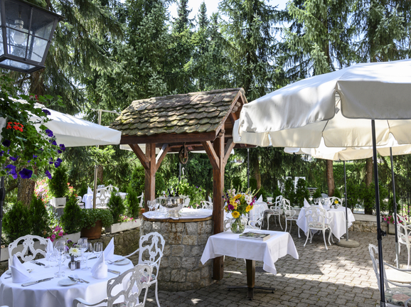 Champagnergarten im Hotel 3 Sternen Brunegg Champagnergarten im Hotel 3 Sternen Brunegg